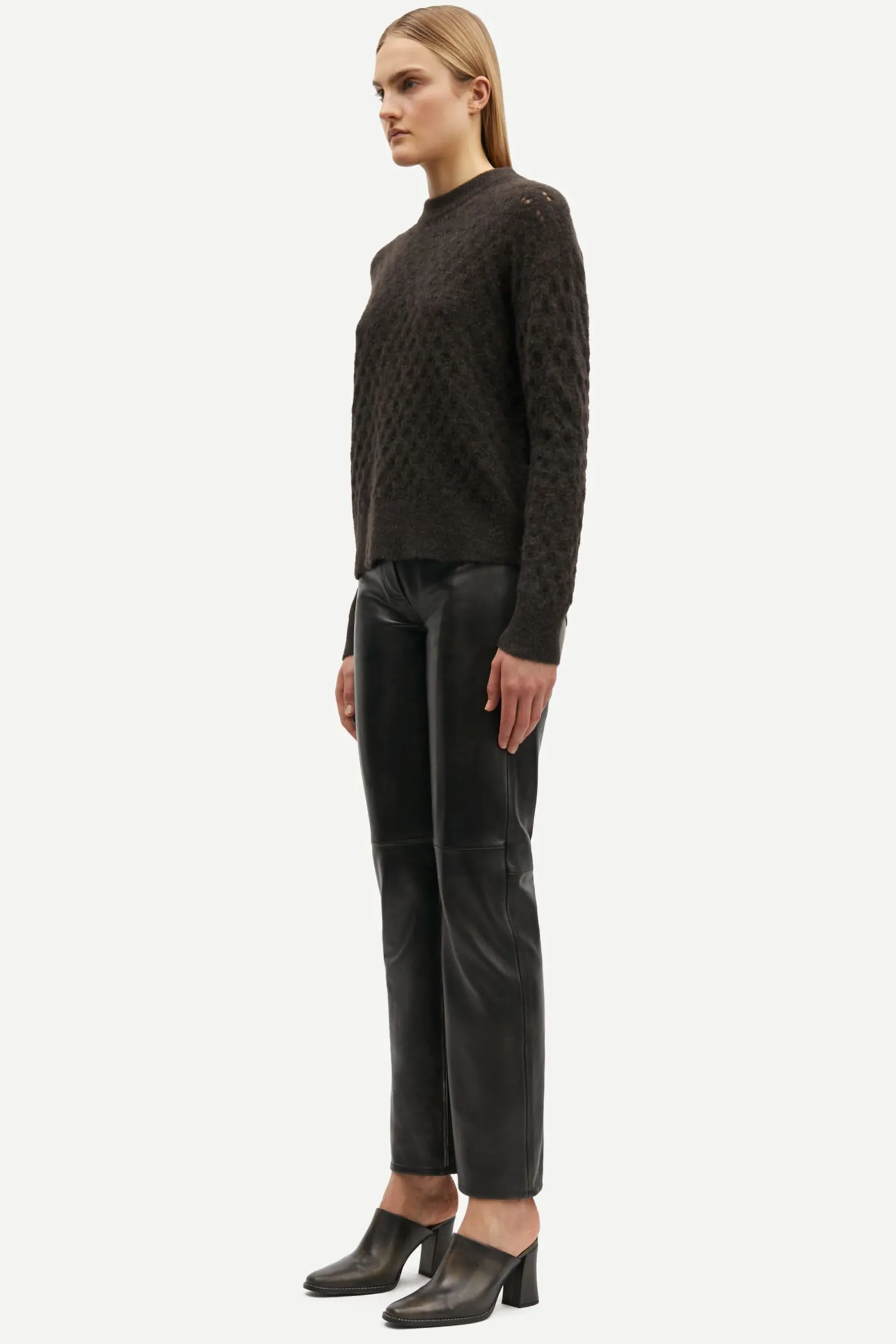SAANOUR POINTELLE SWEATER 7355