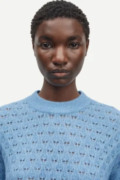 SAANOUR POINTELLE SWEATER 7355